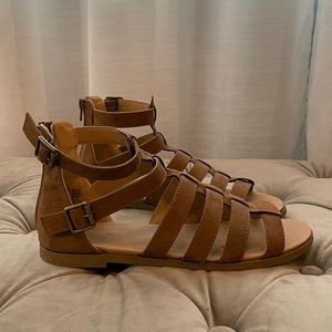 Brown Gladiator Sandals